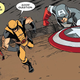 Deadpool, Wolverine, and Cap prepare for battle in Deadpool #19